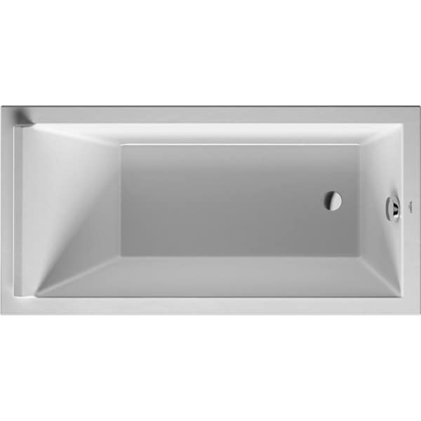 Bathtub Starck New, 59"x29 1/2", Built-In, 59" L, 29-1/2" W